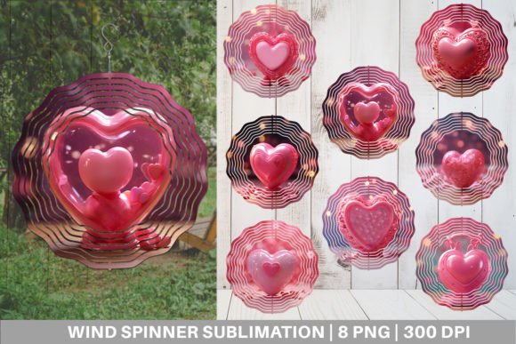 Download Wind Spinner 3D Love Valentine - Premium Resources